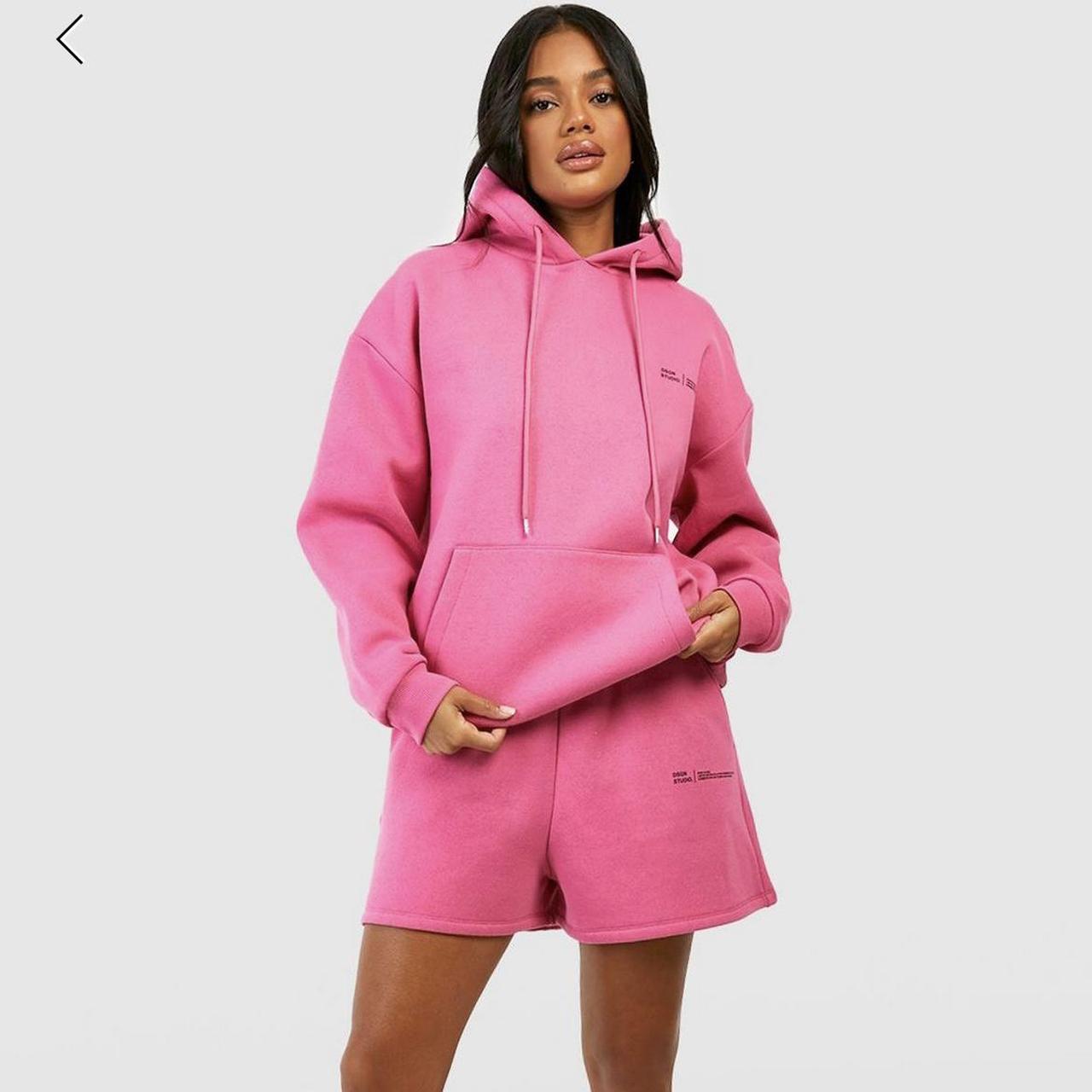 Pink boohoo tracksuit - Depop