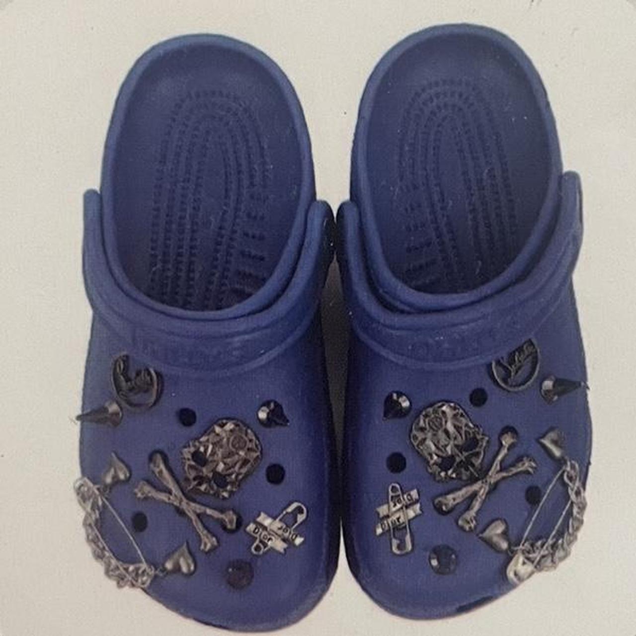 gothic/emo jiblets for ur crocs! brand new, and... - Depop