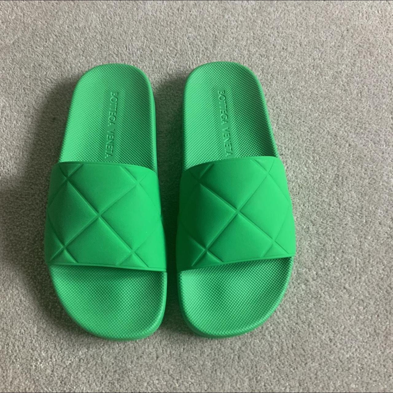 Women's Green Slides Depop