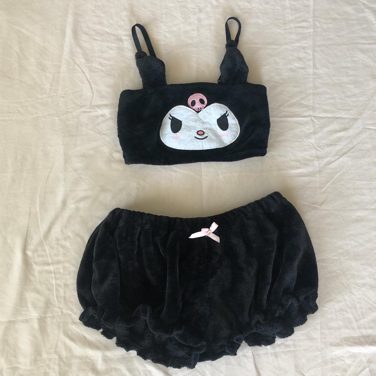 Sanrio Kuromi Lingerie Sleepwear set Super soft and... - Depop