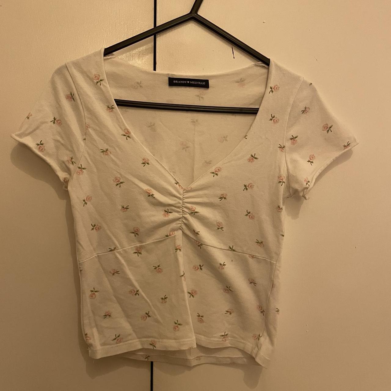 cutest floral brandy top! Depop