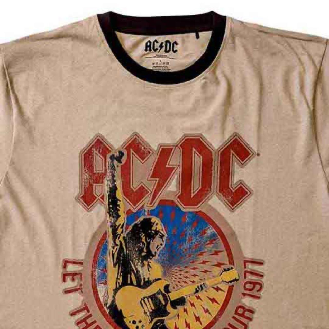 AC DC Official Band Ringer T shirt Let There Be Depop