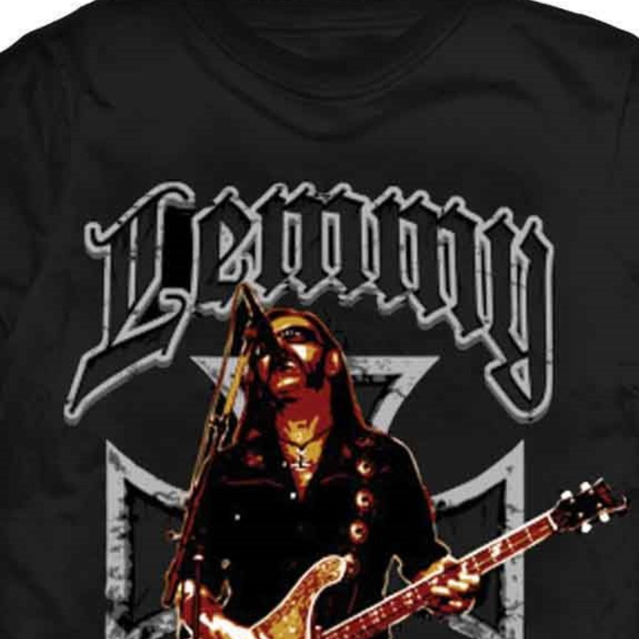 Lemmy Kilmister Official Band TShirt Iron Cross... Depop