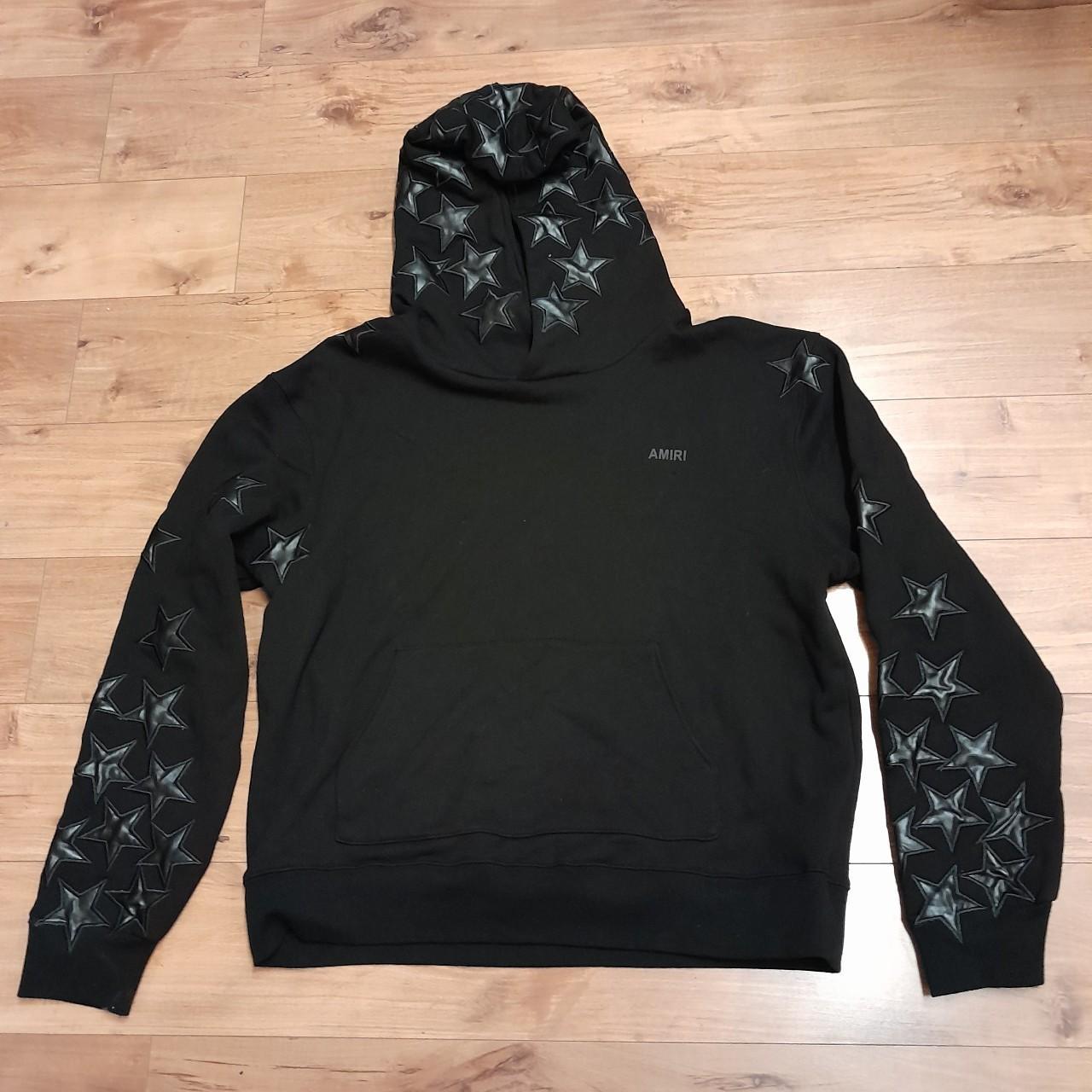 Amiri Men's Black Hoodie | Depop