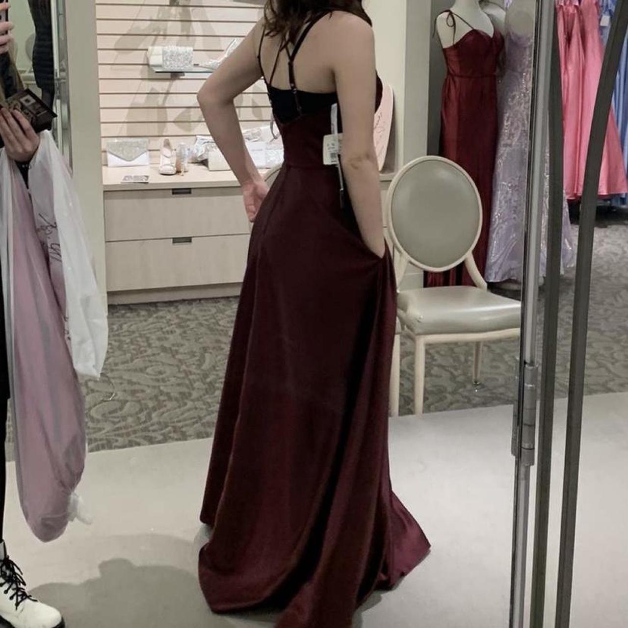 Davids bridal hotsell burgundy dresses