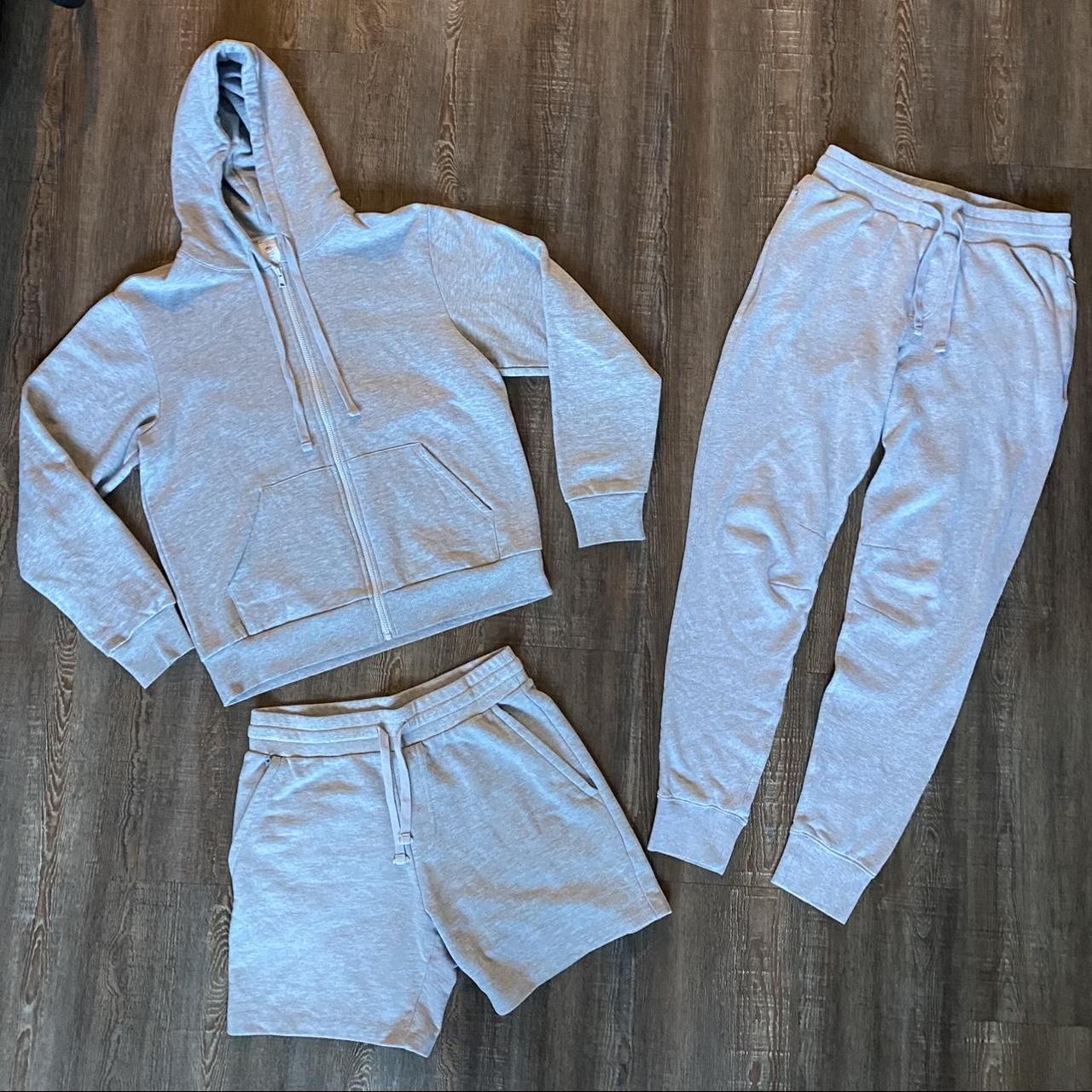 ALO Mens Grey Sweatsuit Bundle (300 VALUE) ALO... Depop