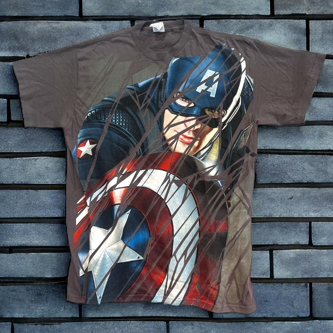 Plus size captain america shirt on sale