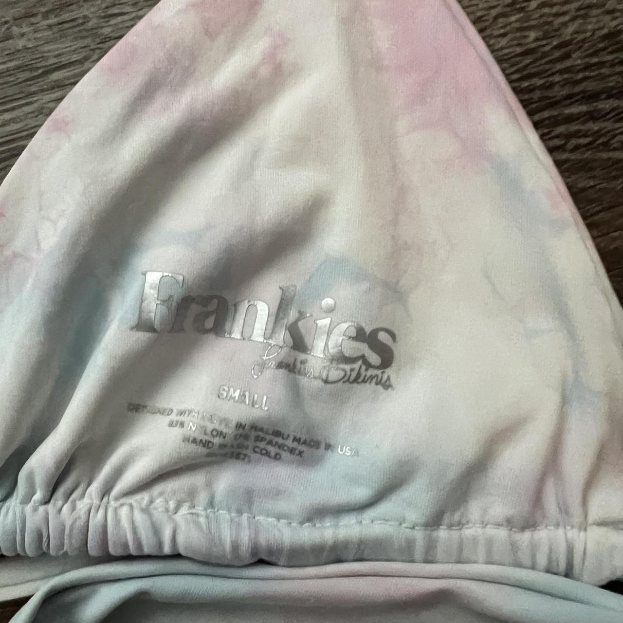 FRANKIES PINK AND BLUE TYE DYE BIKINI SET - super... - Depop