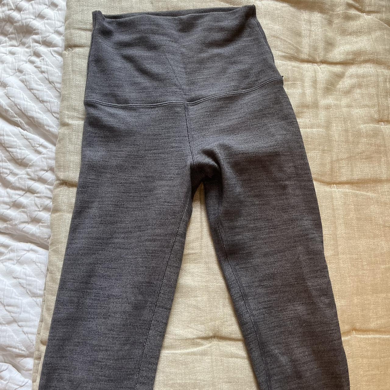 lululemon leggings size four 28” length heather - Depop