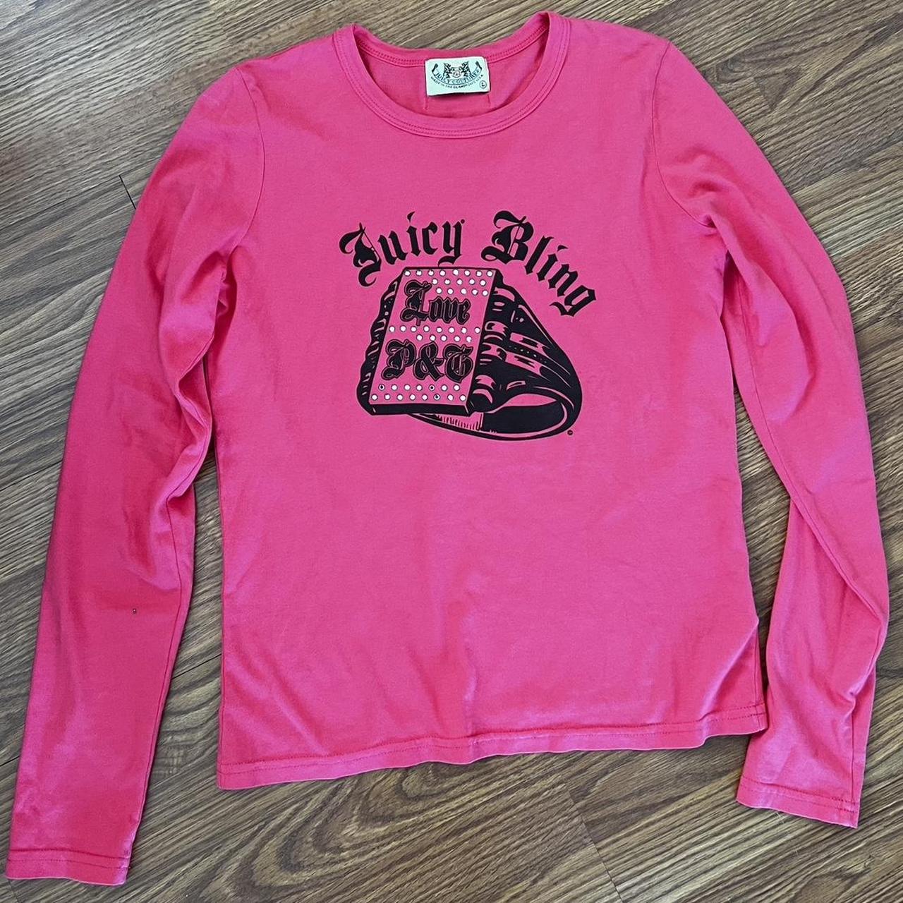 Adorable hot pink Juicy Couture long sleeve. Perfect... - Depop