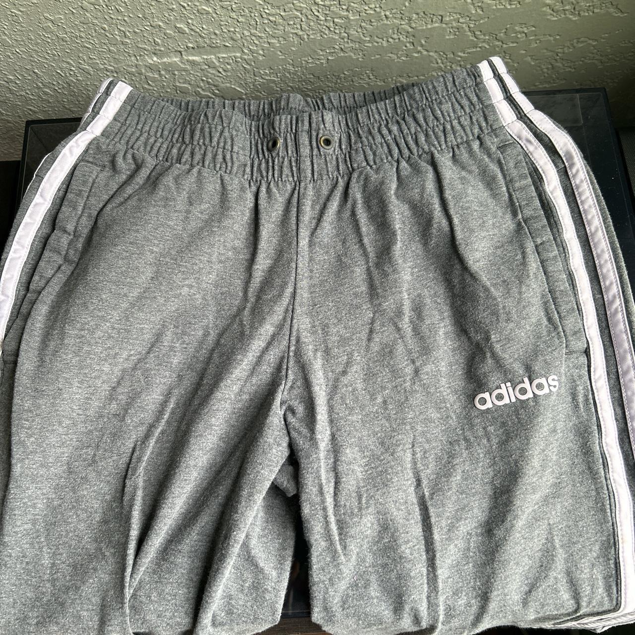 Adidas Sweatpants Women Large Gray Louisville - Depop