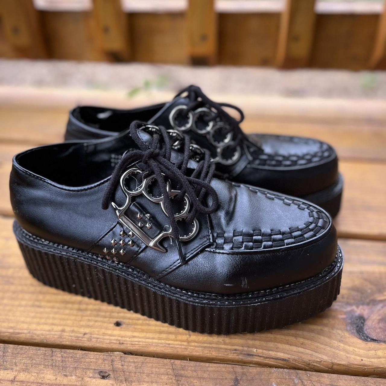 Demonia platform creepers size 10, scuffs and damage... Depop