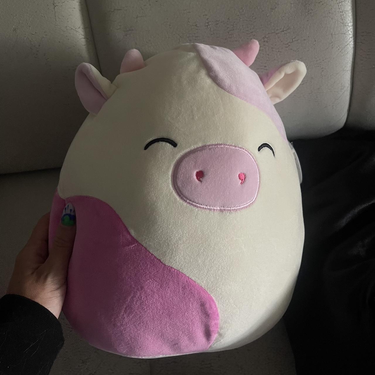 Caedyn the cow squishmallow, smoke free home and... - Depop