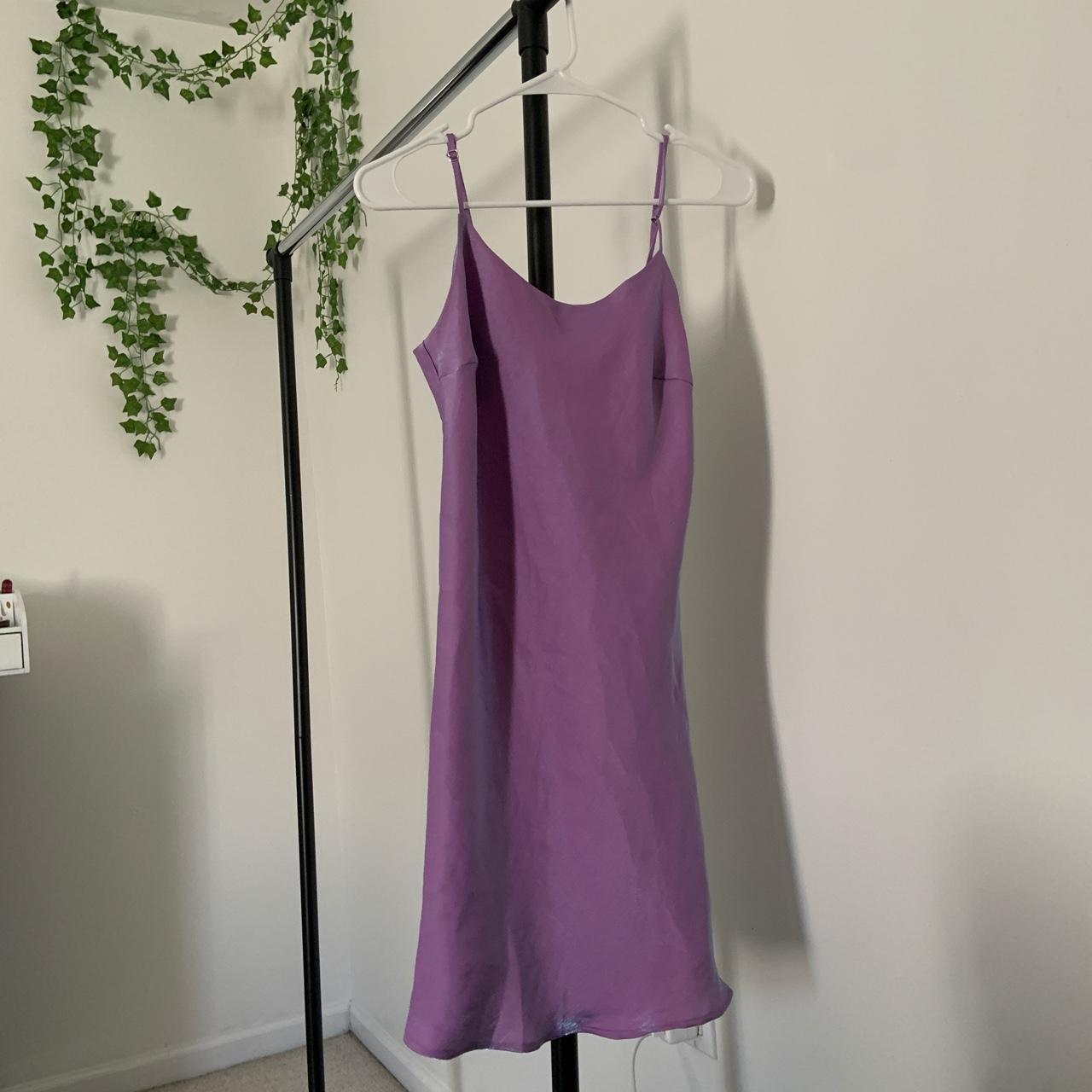 Forever 21 Women's Purple and Black Dress | Depop