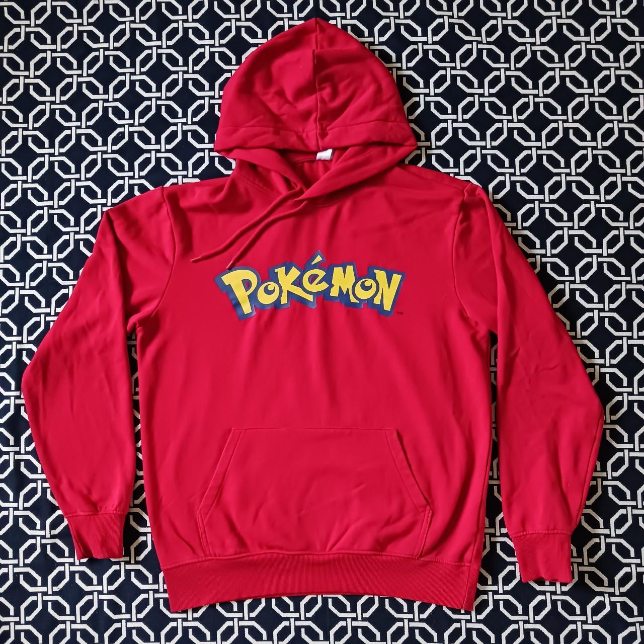 Pokémon Men's Red Hoodie Depop
