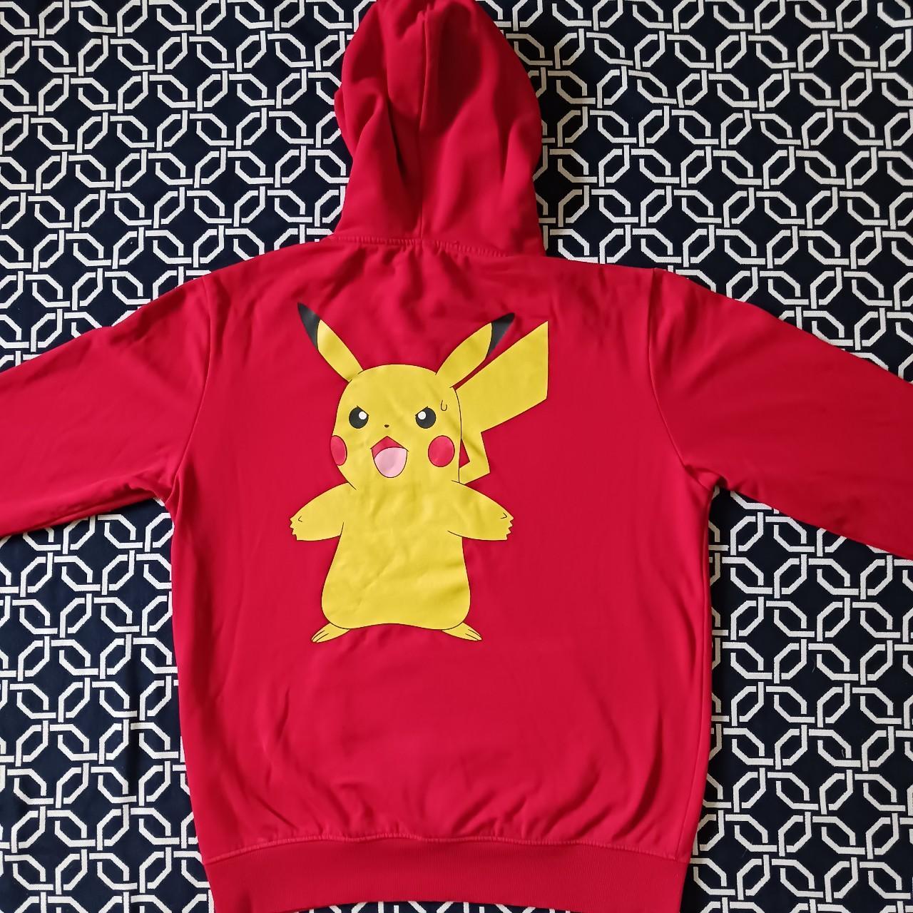 Pokémon Men's Red Hoodie Depop