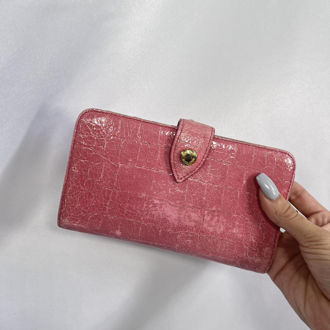 Miu Miu Women's Pink Wallet-purses | Depop