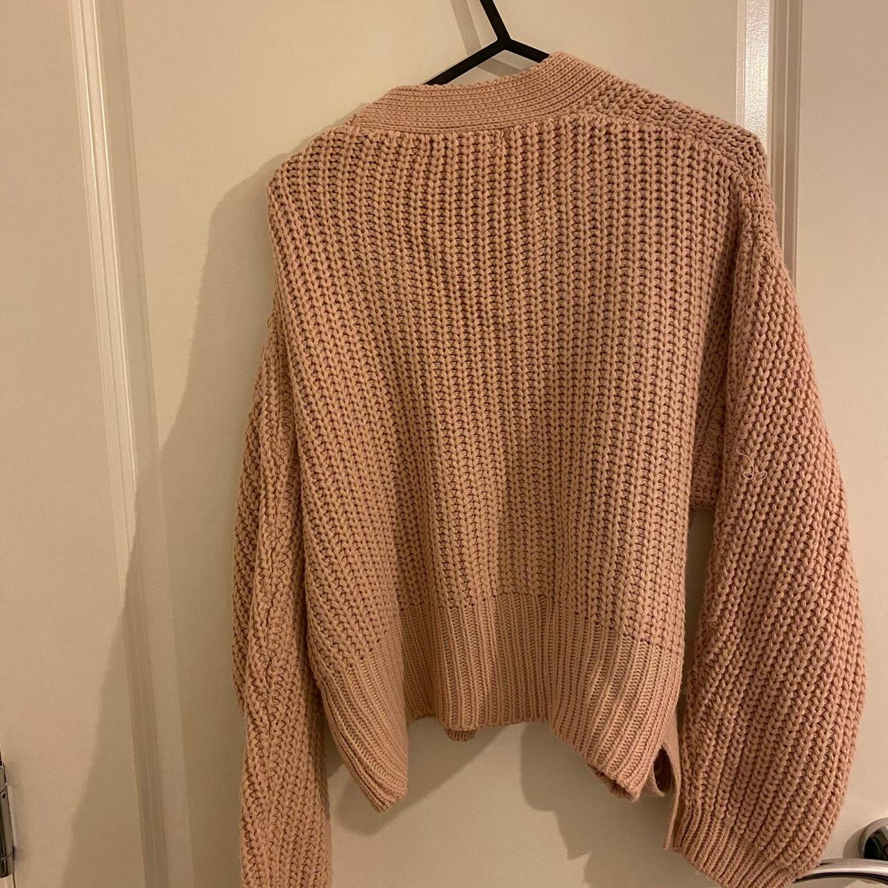 Primark pink wrap cardigan, size XS. Worn a few... Depop