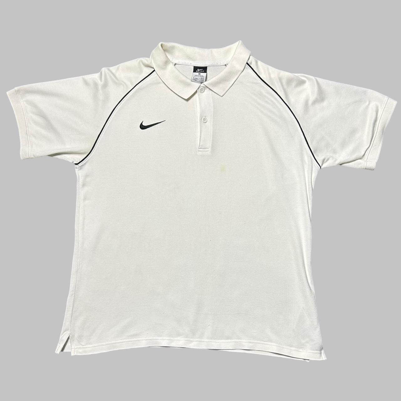 mens white nike polo