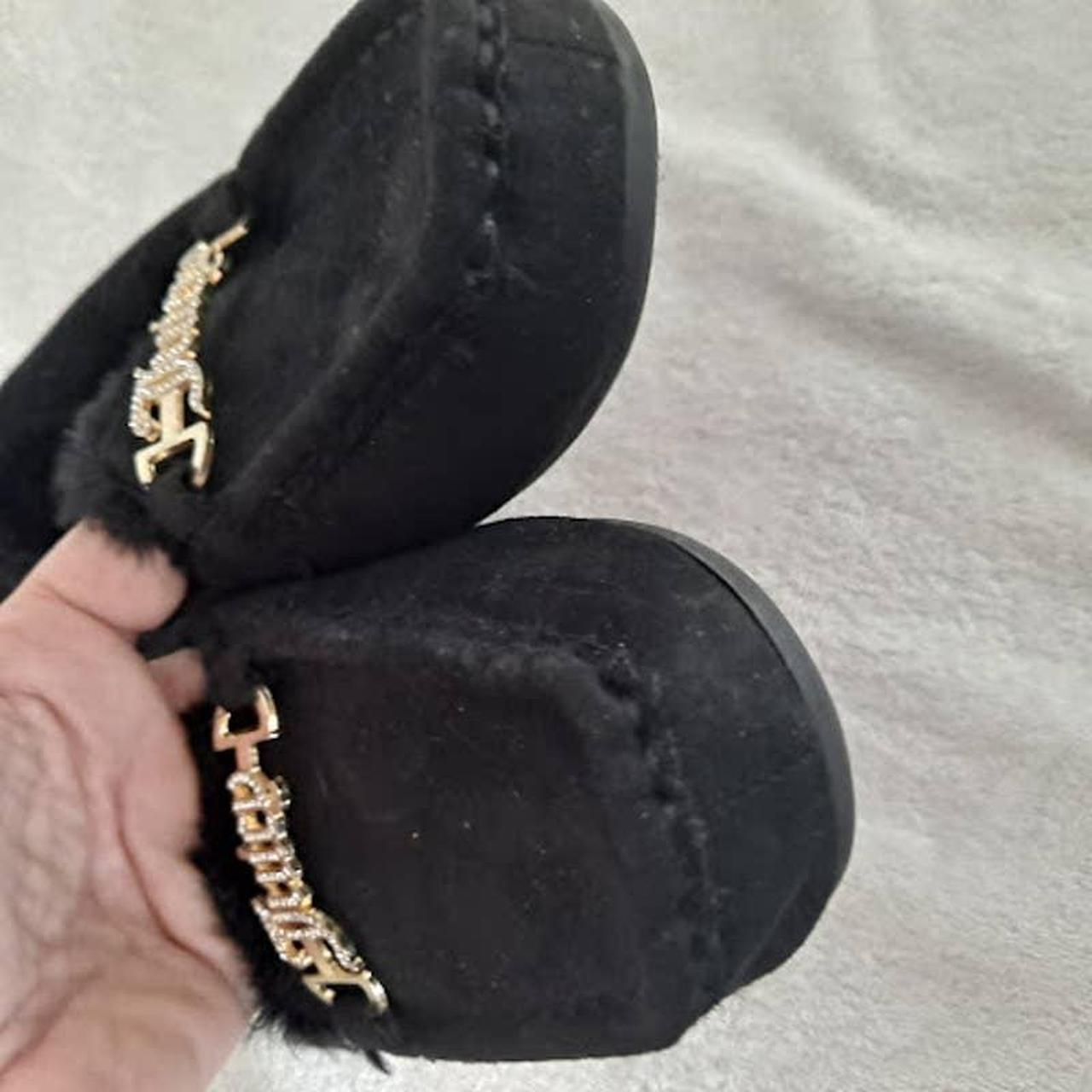 Broncos Women's Faux Fur Slippers House Shoes In - Depop