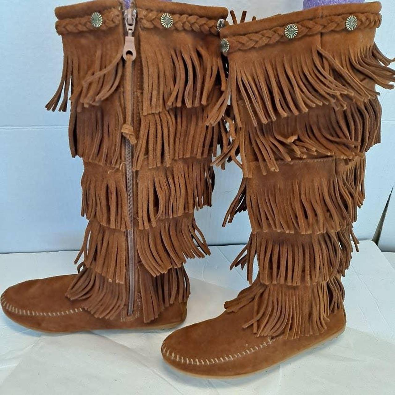 tall moccasin boots