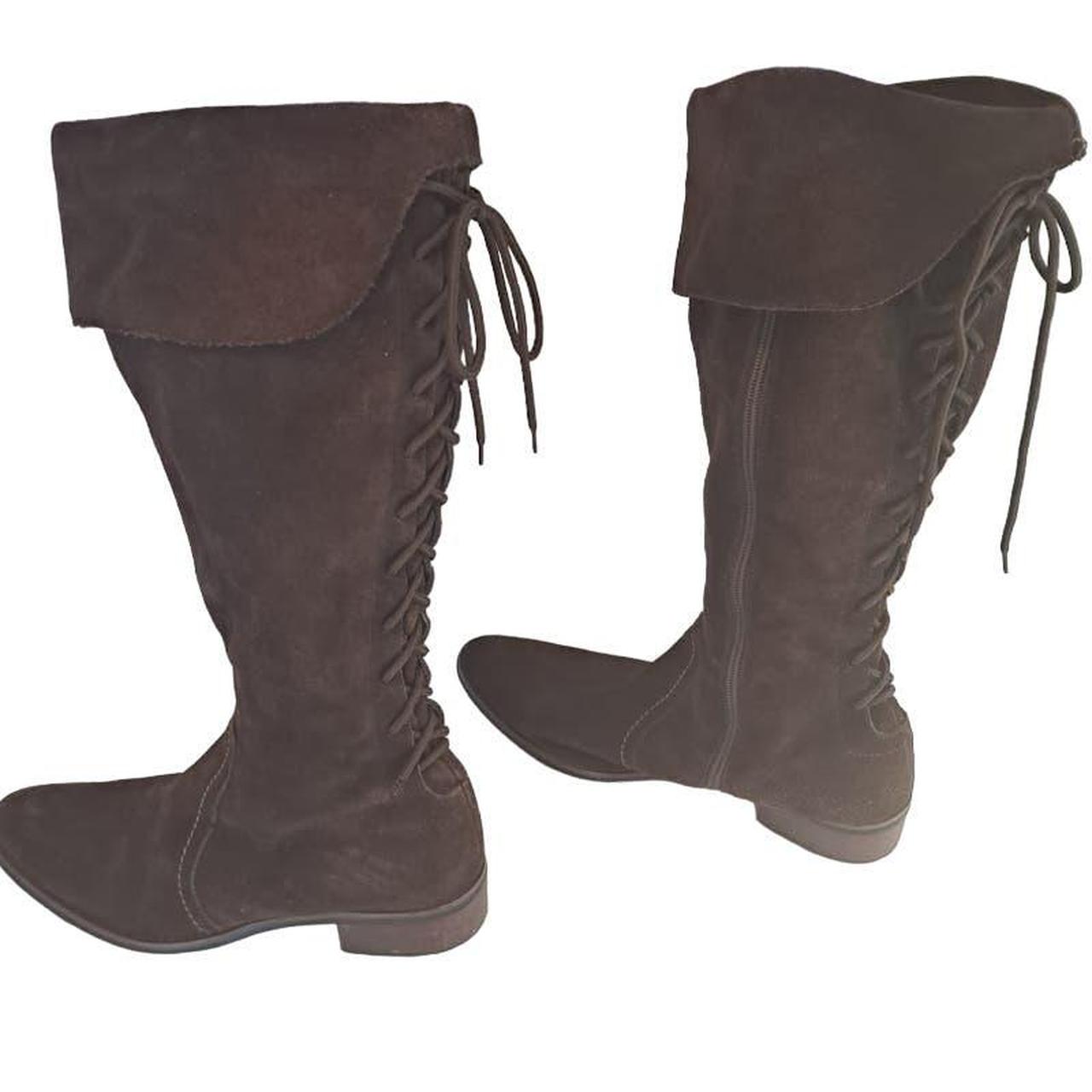 Nine west suede 2024 high shaft boots