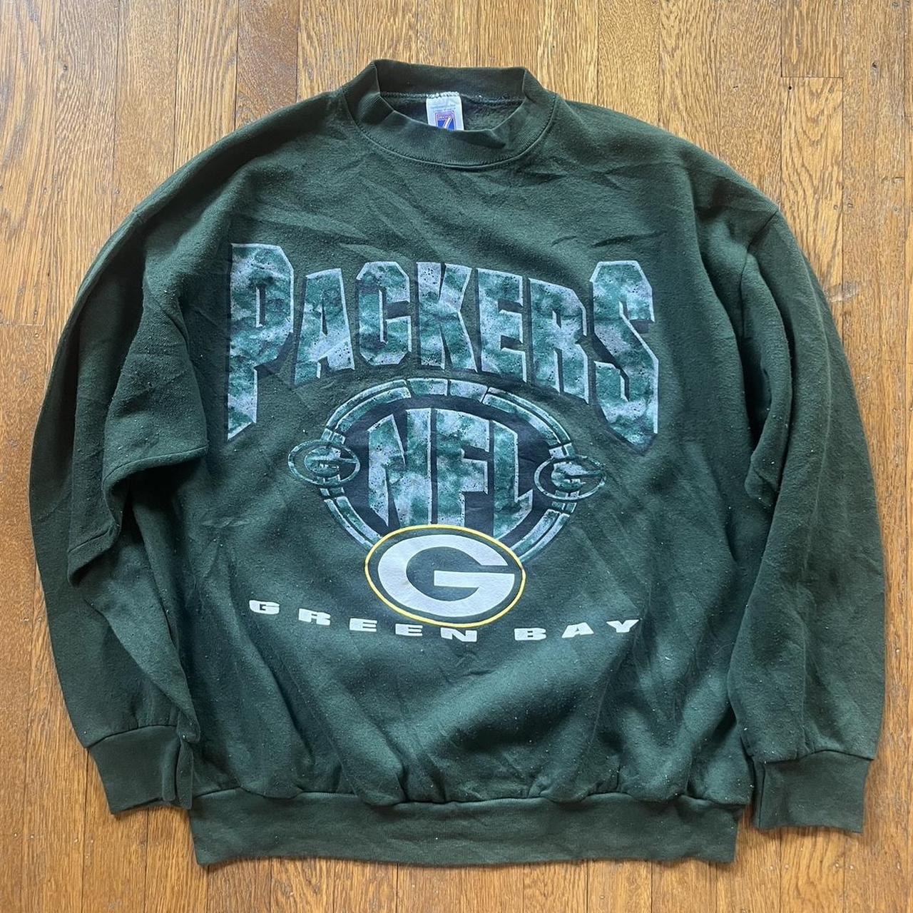 Vintage 90s Green Bay Packers Crewneck Perfect - Depop