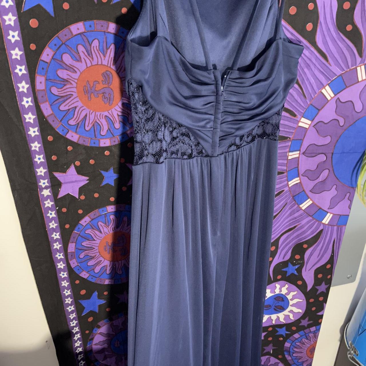 Women’s Navy Blue David’s Bridal brides maid dress... Depop