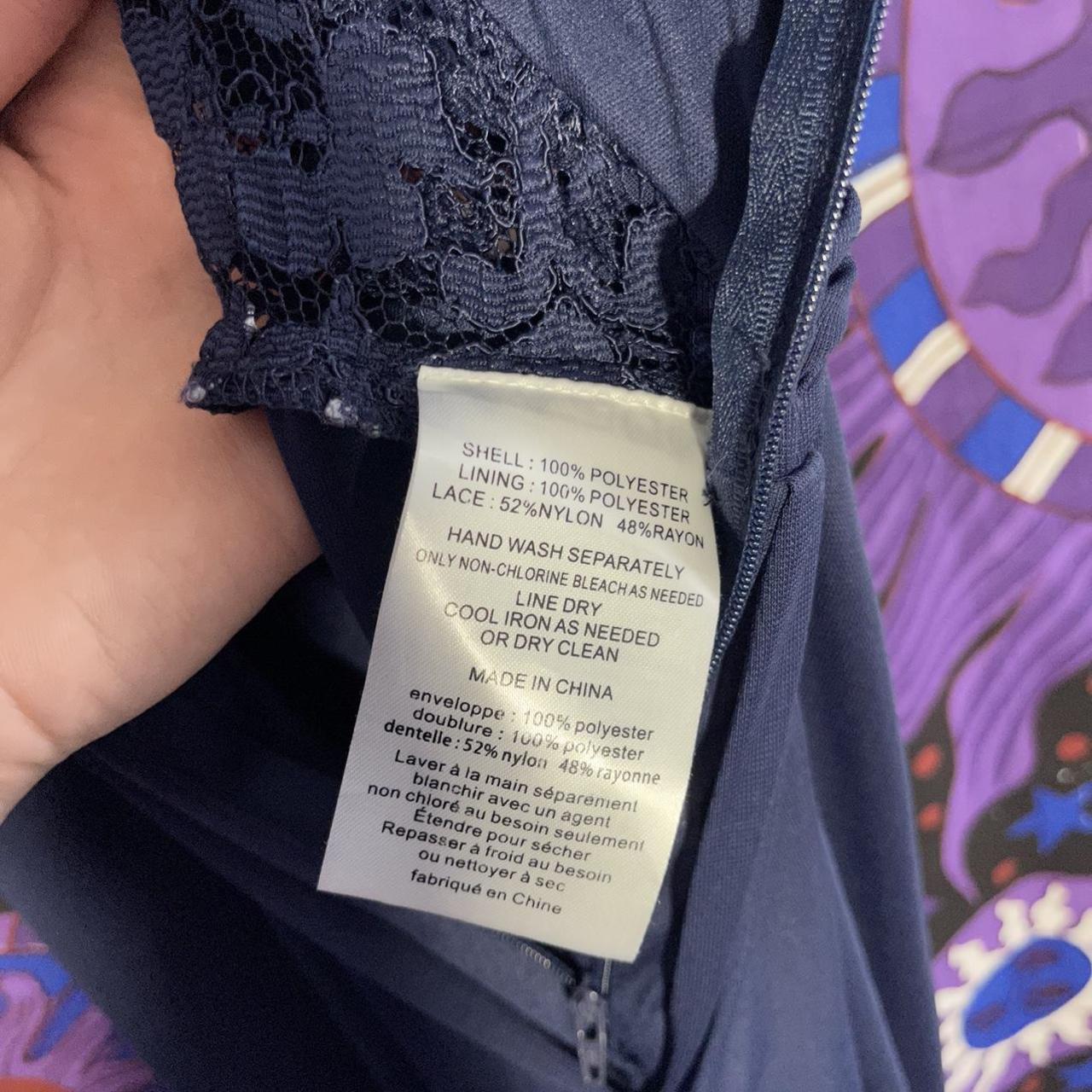 Women’s Navy Blue David’s Bridal brides maid dress... Depop