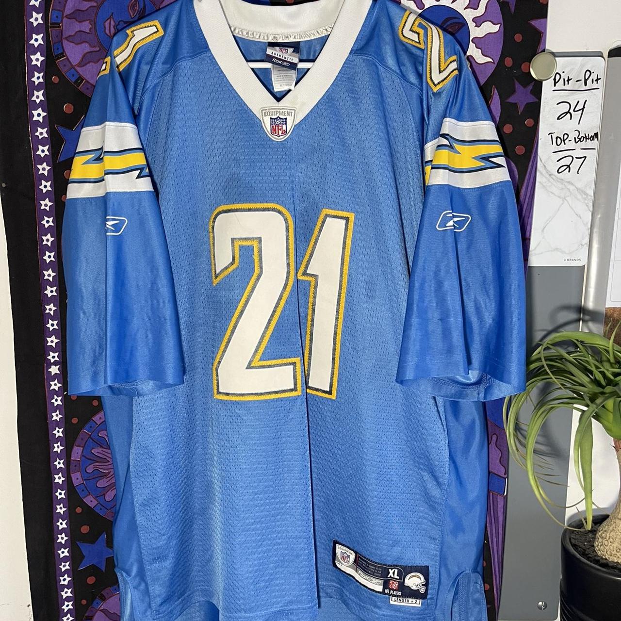 Super clean Old San Diego Chargers Ladainian - Depop