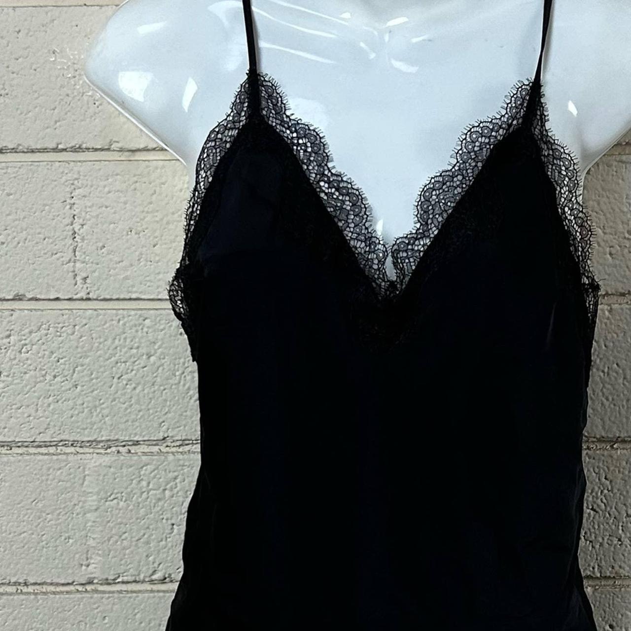 Victoria’s Secret Black Lace Cami Size Small.... - Depop