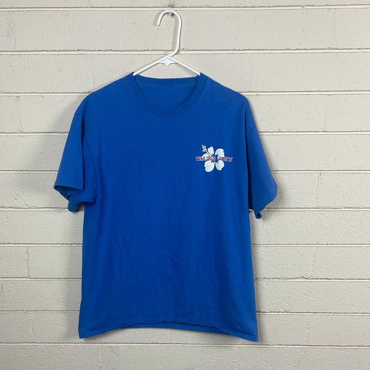 Trader Joe's Women's T-shirt - Blue - M – Trader … - image 2