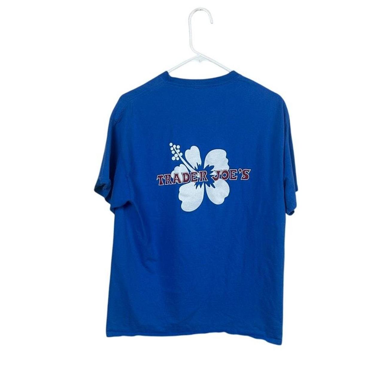 Trader Joe's Women's T-shirt - Blue - M – Trader … - image 1