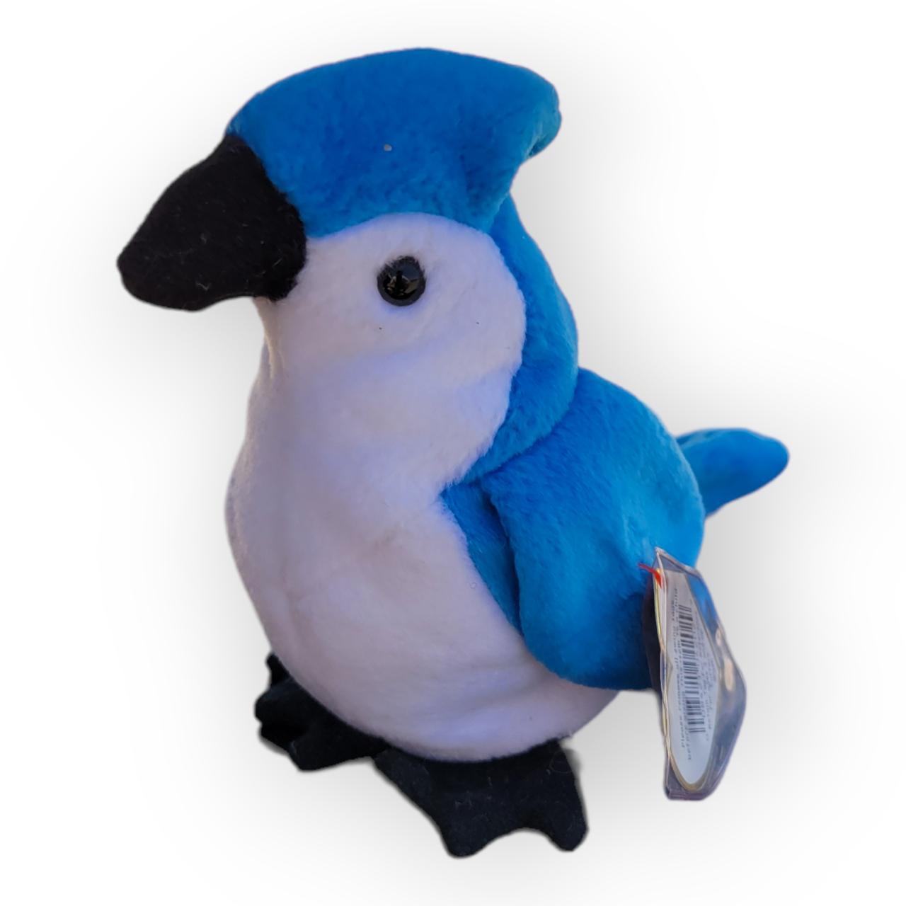  TY Beanie Babies Rocket the Blue Jay Bird Stuffed