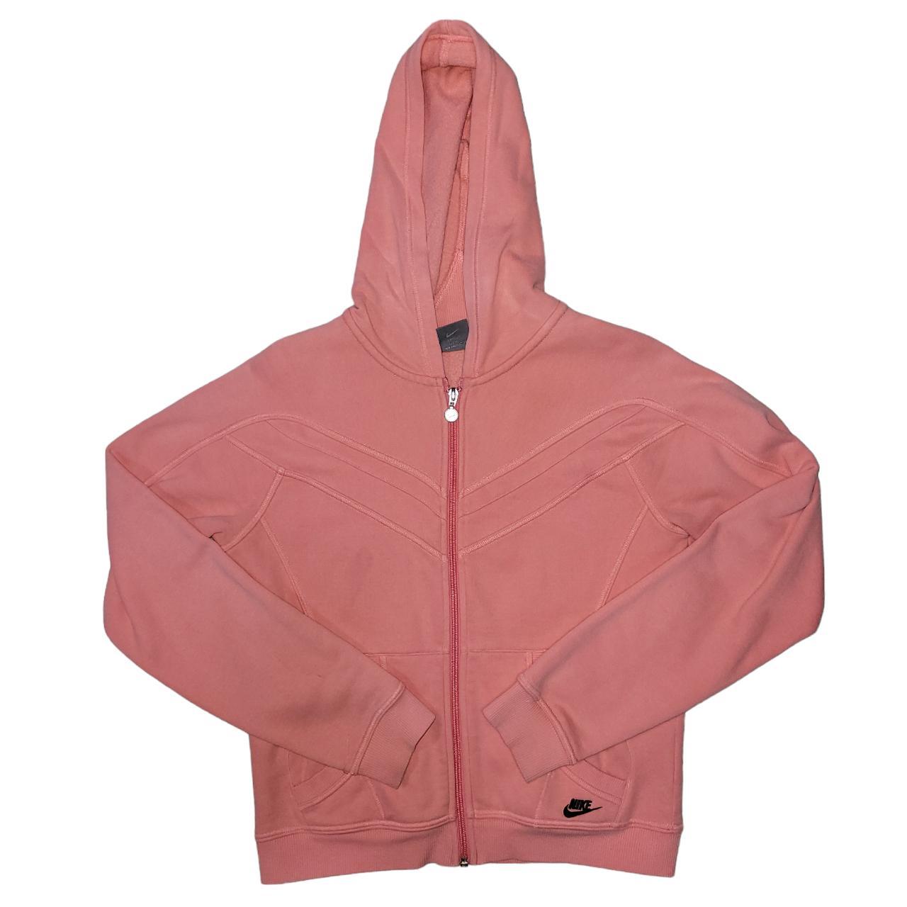 Nike pink and black hoodie hot sale