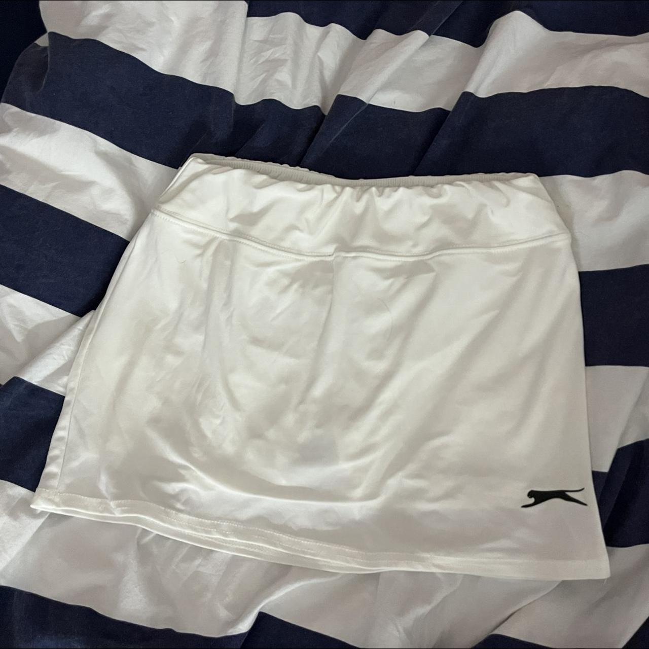 Slazenger Women's White Skirt | Depop