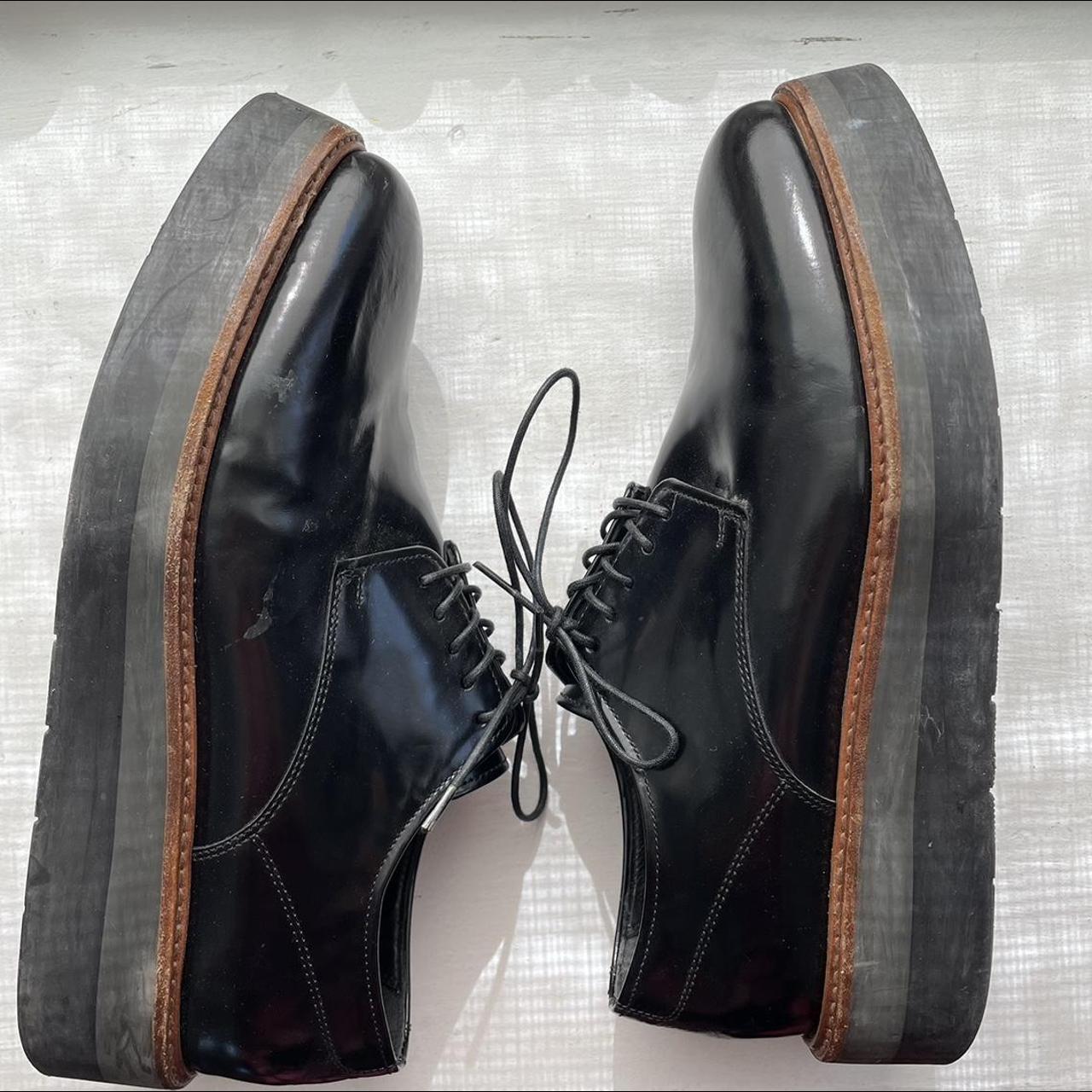 platform lace up loafers