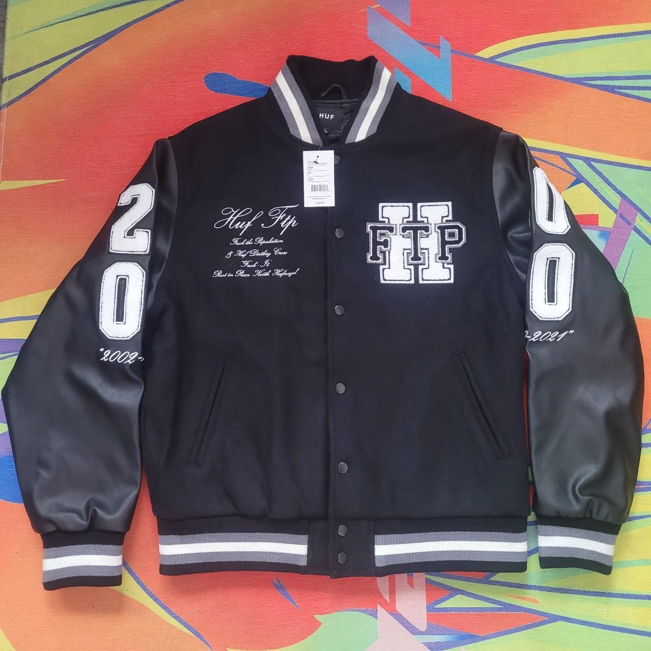 FTP x HUF Varsity Jacket Brand new with tag Size - Depop