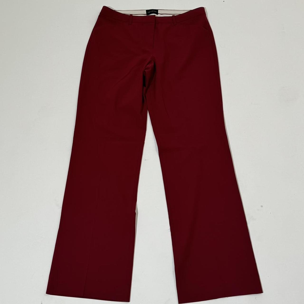 Dark red flare pants Size 8L — Men’s 29 - Depop