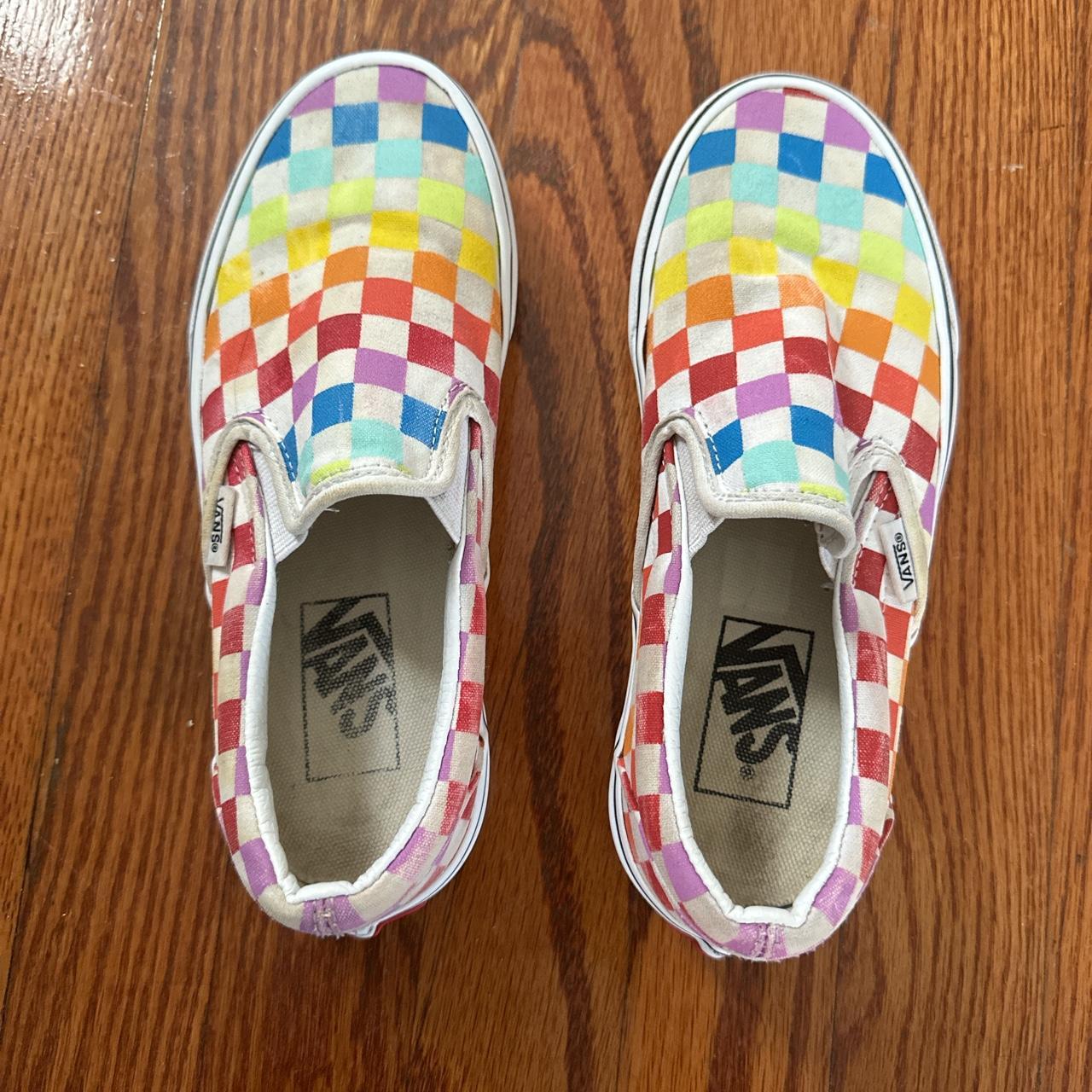 Woman sales rainbow vans