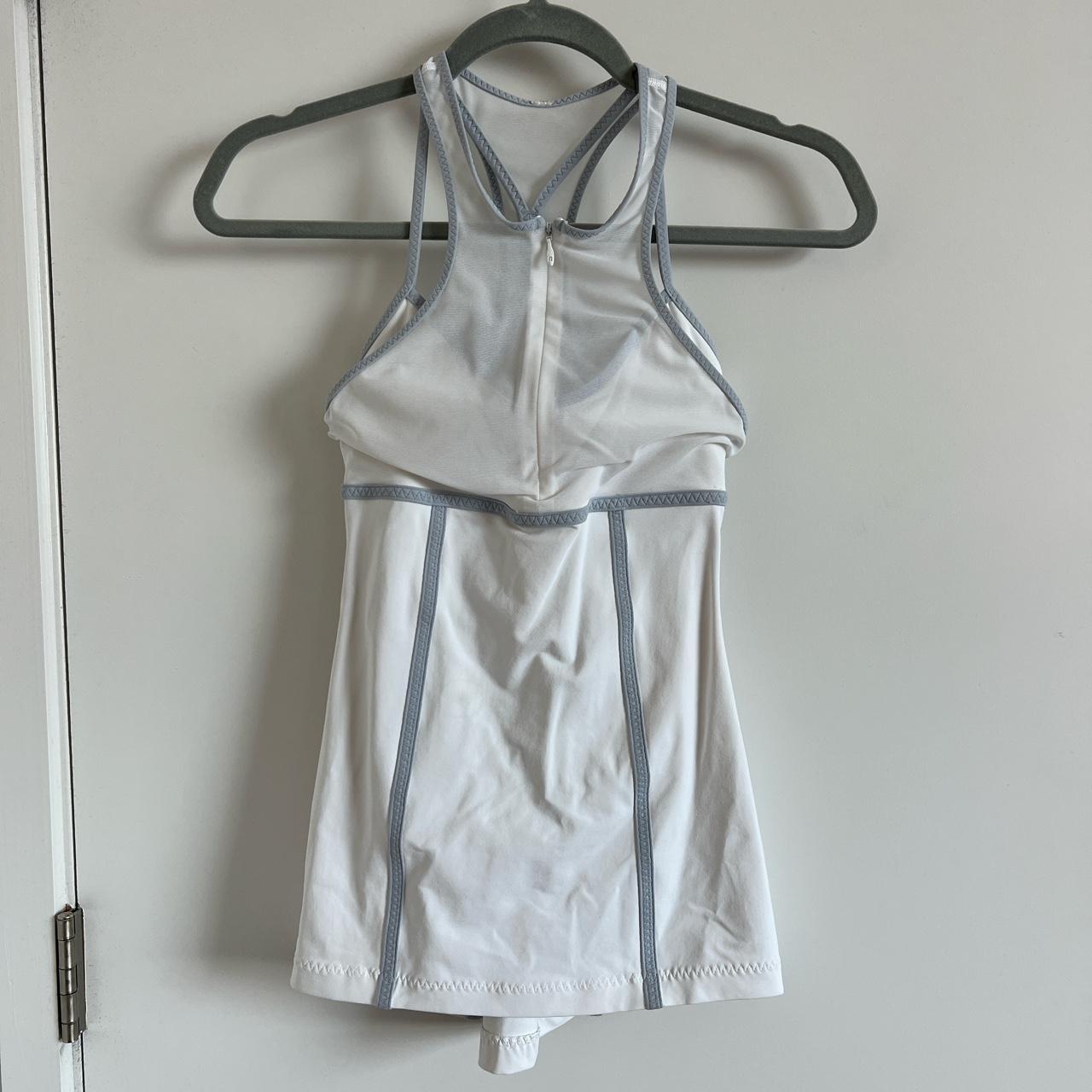 VINTAGE RARE DEIGN LULULEMON TANK🤍 The most unique... - Depop