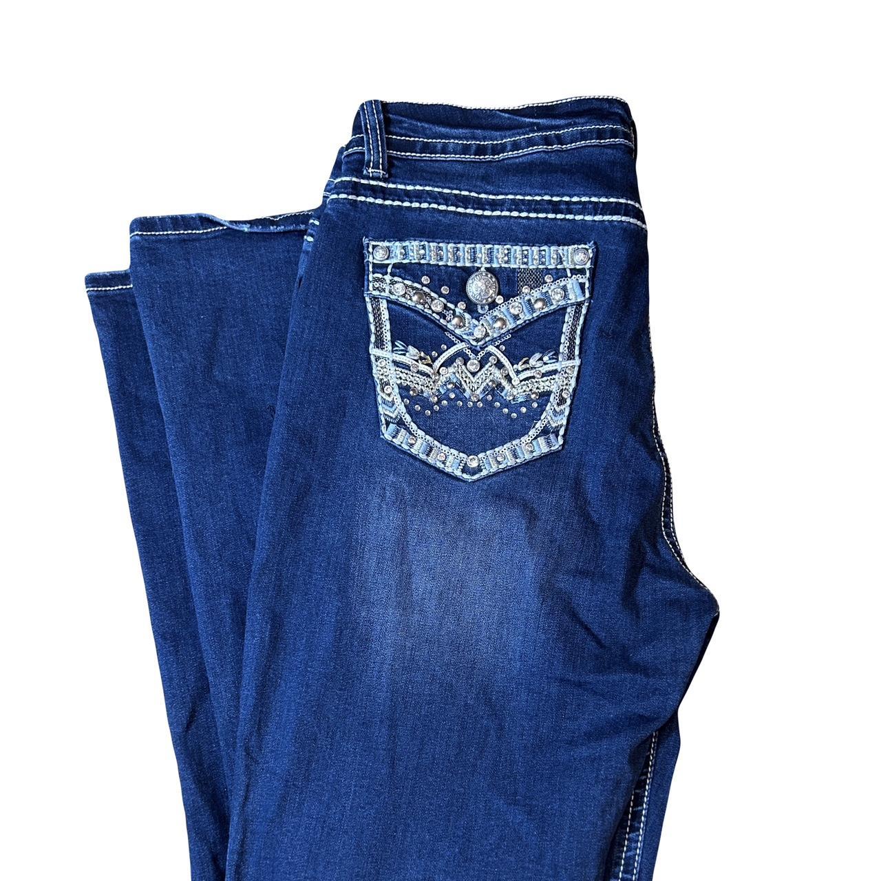 Dark Wash Bootcut Jeans - Size 15 Brand new never... - Depop