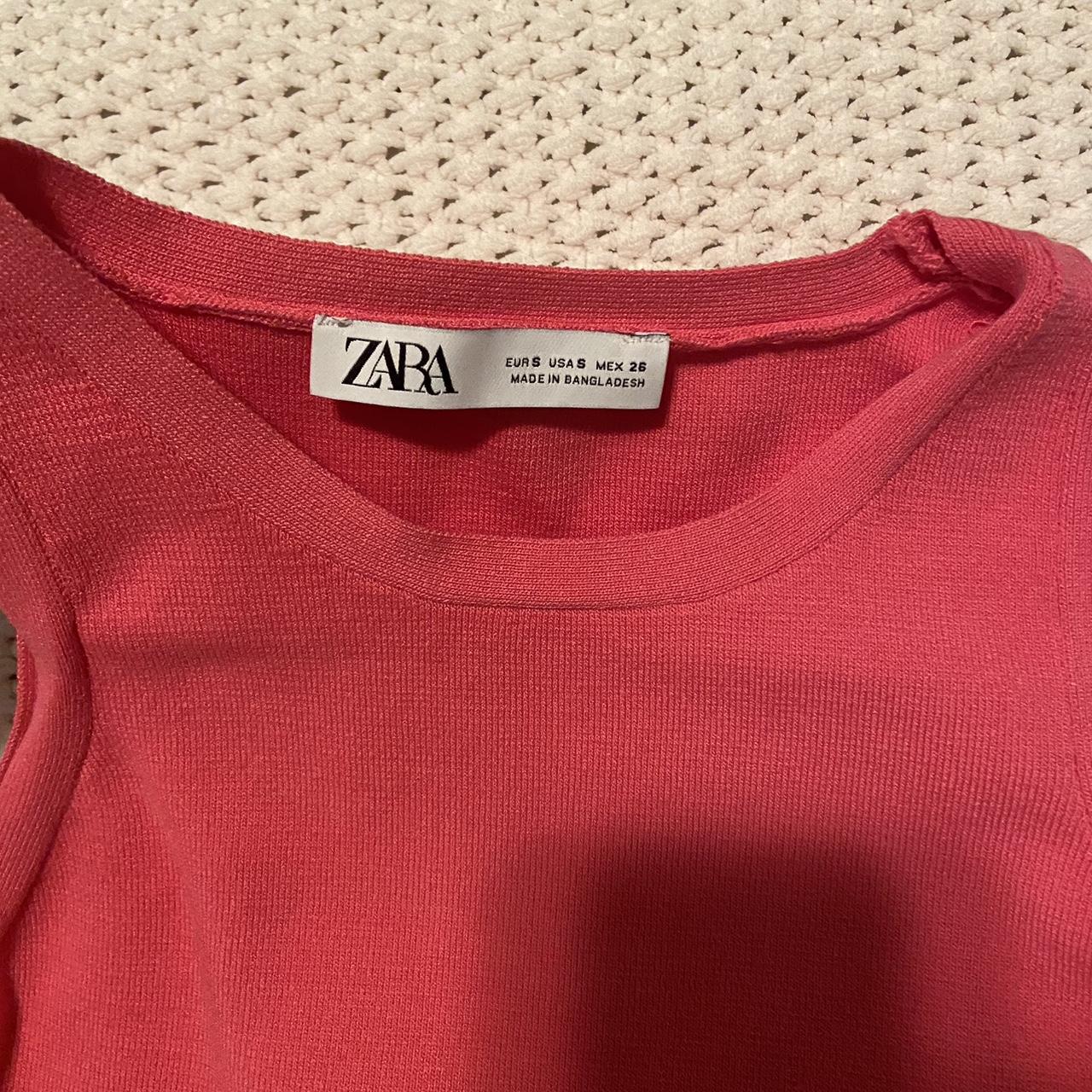 Zara pink tank top size small. new without tags! Depop