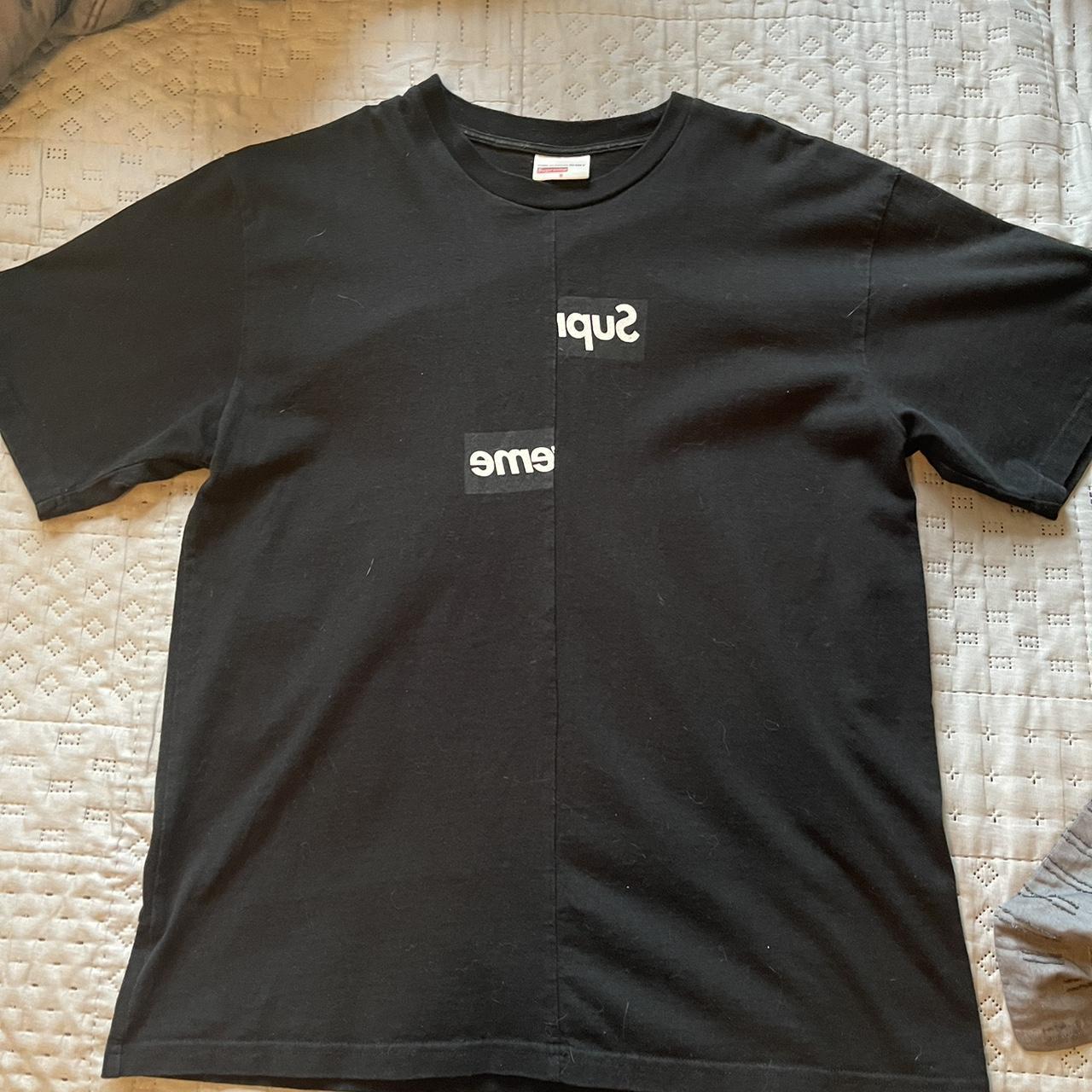 supreme t shirt black man