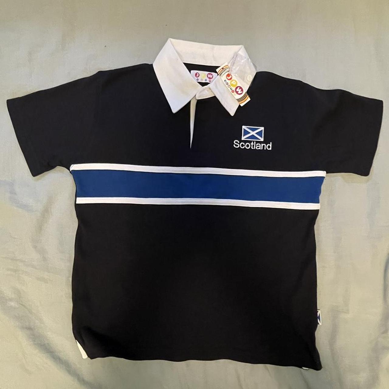 Vintage Scotland jersey t-shirt ⭐️size juniors... - Depop