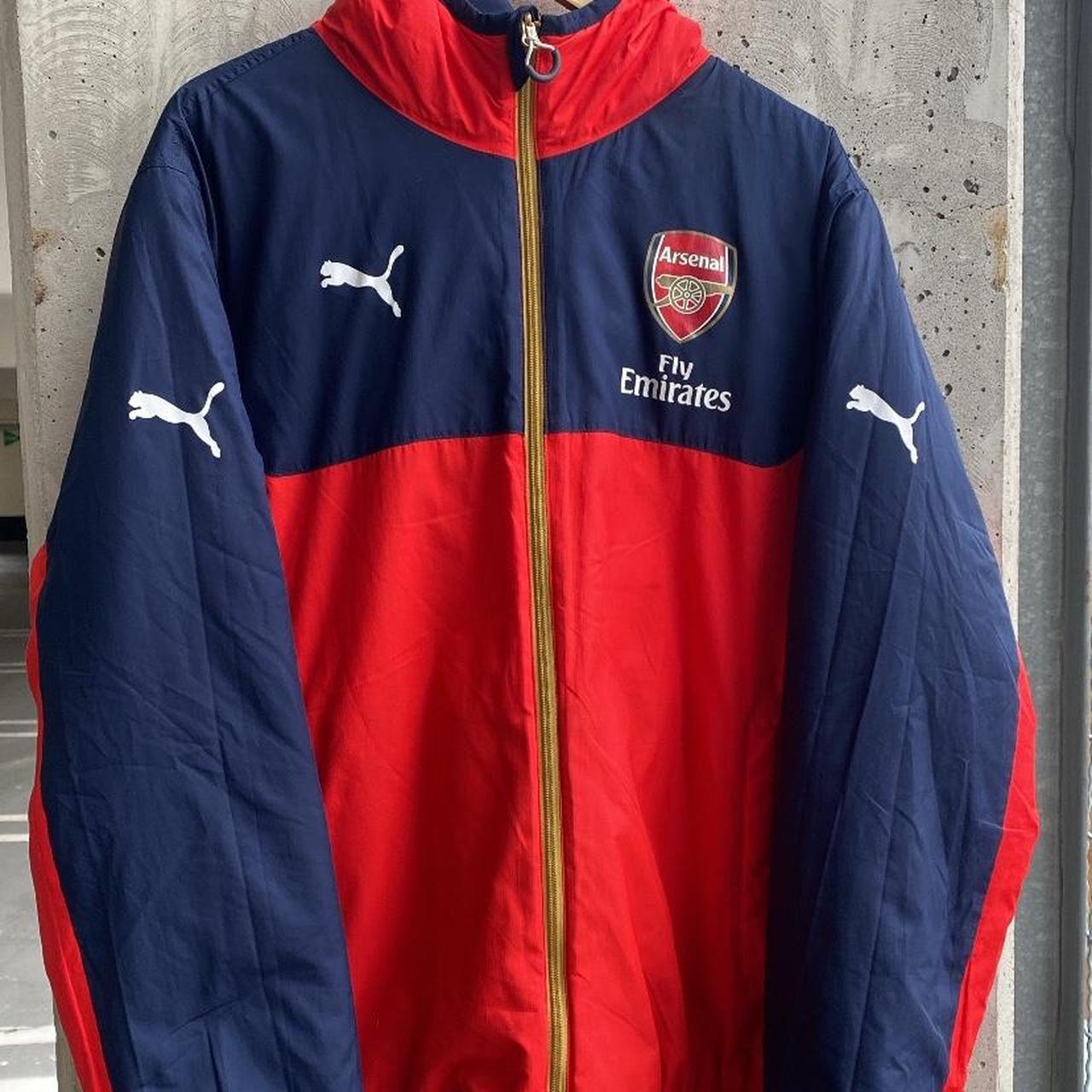 Reversible Arsenal Puma Jacket Depop