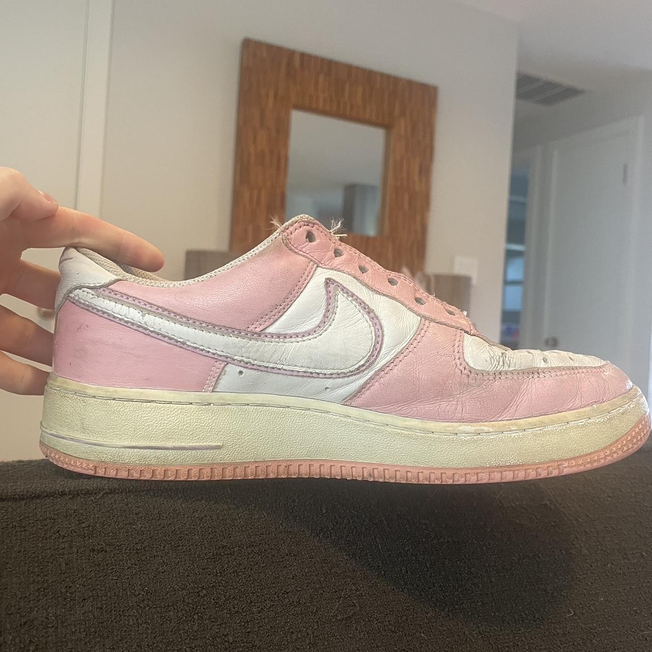 tan and pink air forces