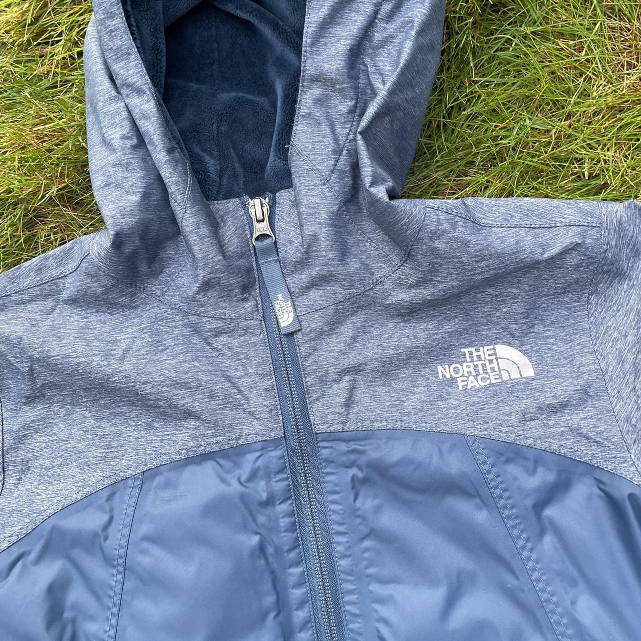 North Face warm storm rain jacket, boys size... Depop