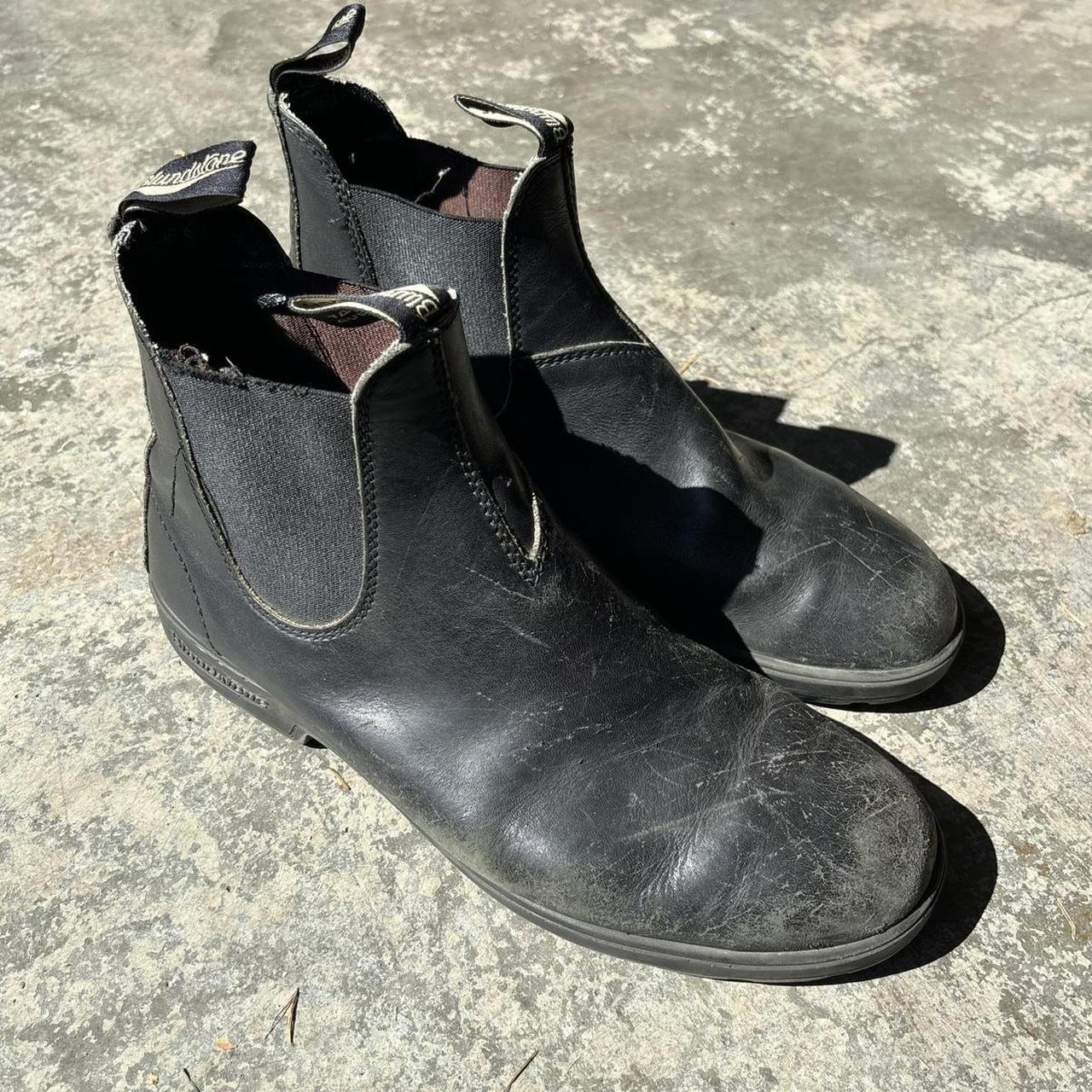 nice worn black blundstones size 12 Australia Size Depop