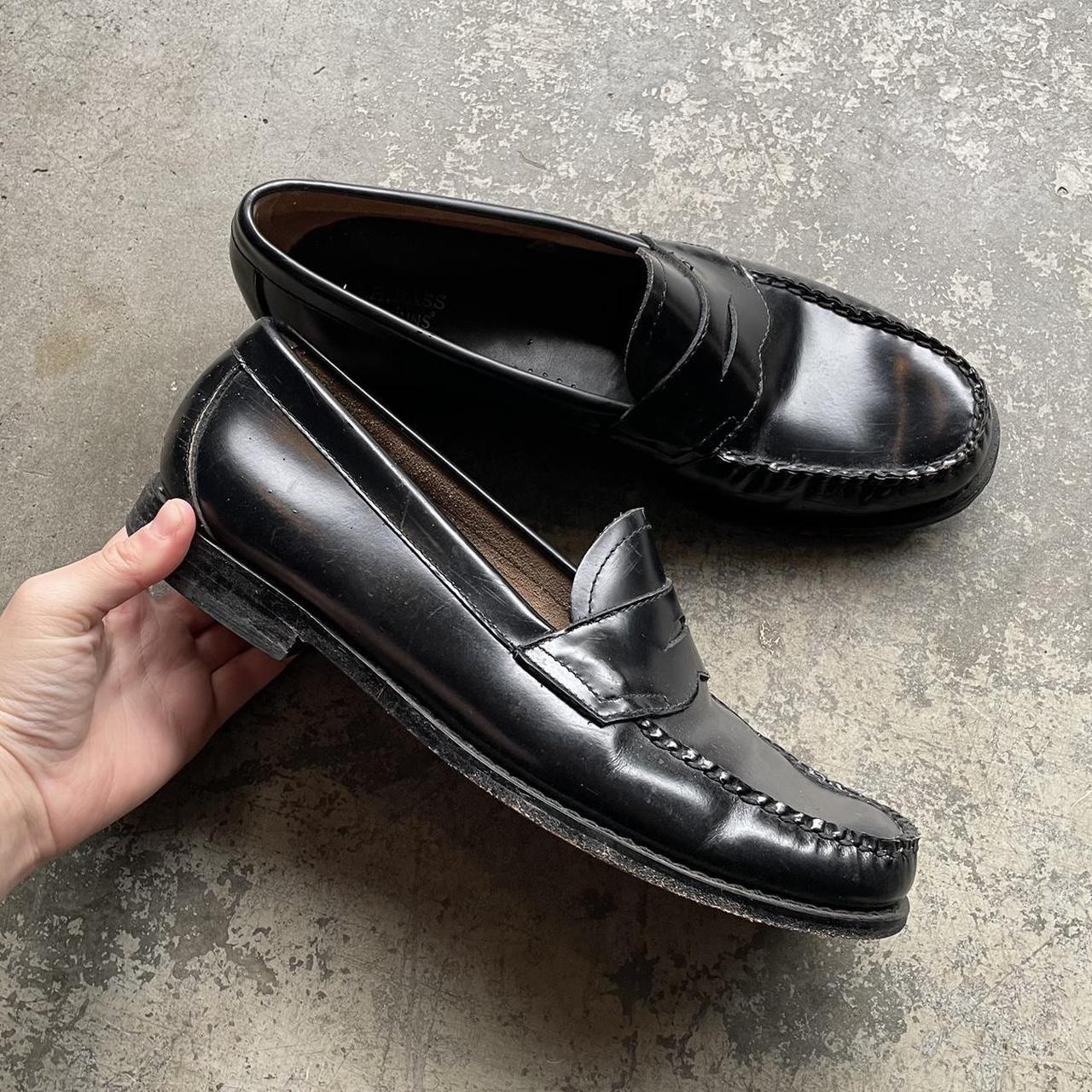 GH Bass Logan Loafers black slip on size 11 D Men’s... Depop